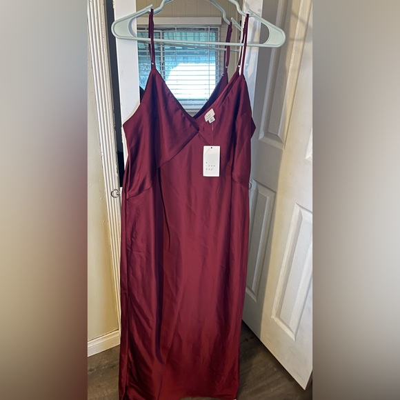 a new day Dresses & Skirts - a new day Burgundy Slip Dress